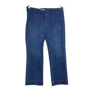 Pilcro Cropped Plicated Jeans Women’s Size 30 Blue Retro